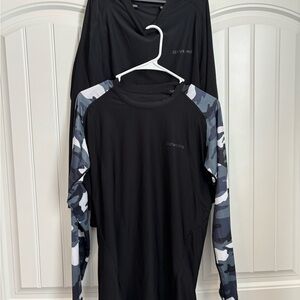 Olivers Black and Camouflage Long Sleeve Shirt 2 for $10